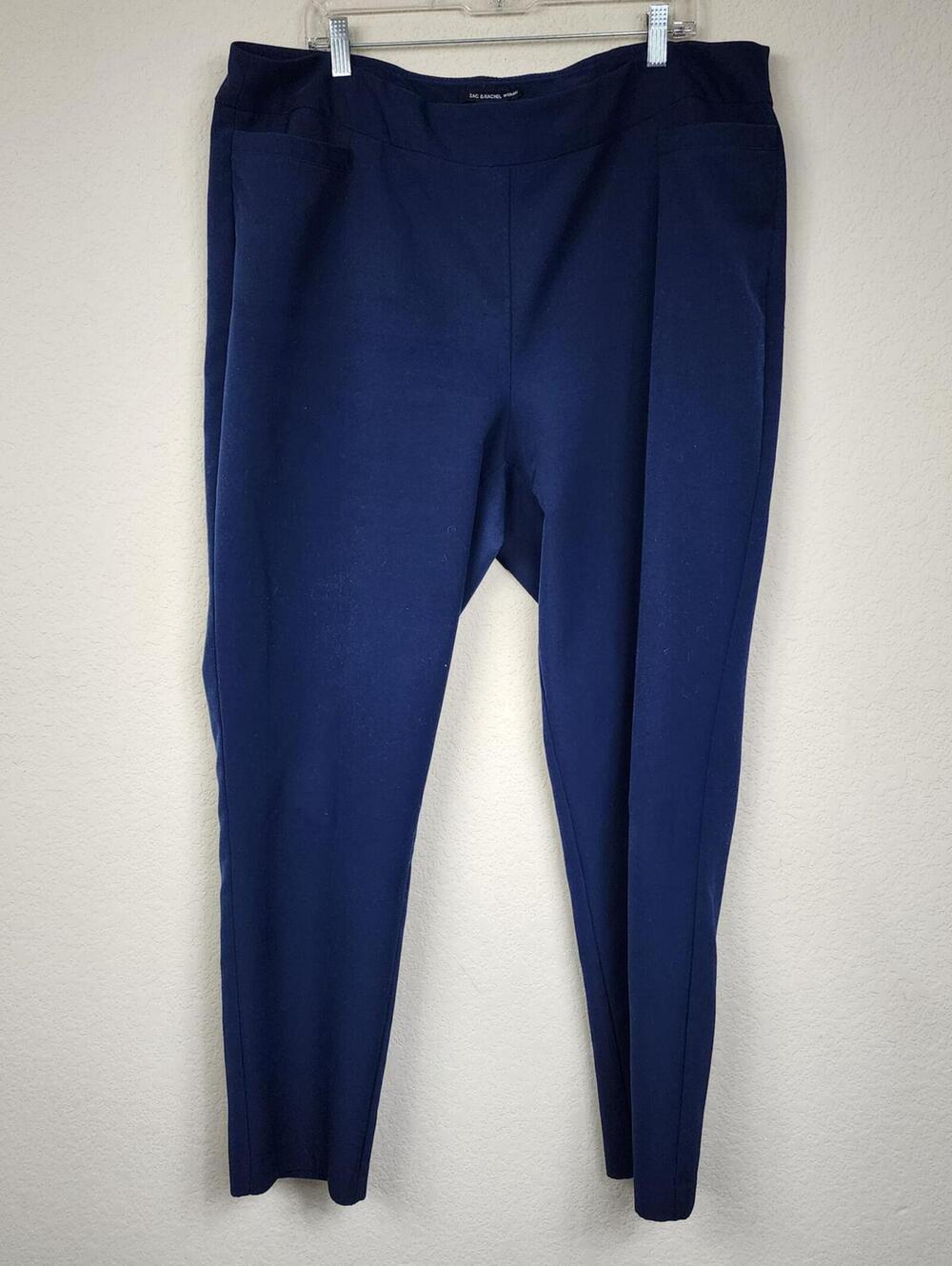 Zac & Rachel Navy Blue Women's Pants Size 18W